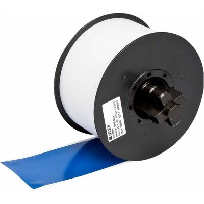 Brady, Rouleau d’étiquettes, B-595, Ruban vinyle industriel haute performance, bleu, brillant, 57.00 mm x 30.00 m, permanent, fin (63.50 mm) - Publicité Brady, Rouleau d’étiquettes, B-595, Ruban vinyle industriel haute performance, bleu, brillant, 57.00 mm x 30.00 m, permanent, fin (63.50 mm) - Publicité