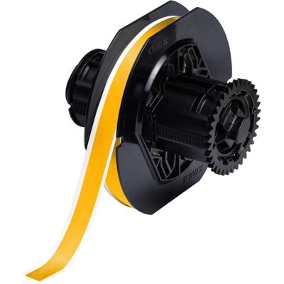 Brady, Rouleau d’étiquettes, B30C-500-7569-YL, Vinyle standard, jaune, brillant, 12.70 mm x 30.00 m, en continu (19.05 mm) - Publicité Brady, Rouleau d’étiquettes, B30C-500-7569-YL, Vinyle standard, jaune, brillant, 12.70 mm x 30.00 m, en continu (19.05 mm) - Publicité