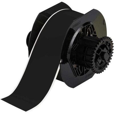 Brady, Rouleau d’étiquettes, B30C-2250-7569-BK, Vinyle standard, noir, brillant, 57.00 mm x 30.00 m, en continu (63.35 mm) - Publicité Brady, Rouleau d’étiquettes, B30C-2250-7569-BK, Vinyle standard, noir, brillant, 57.00 mm x 30.00 m, en continu (63.35 mm) - Publicité