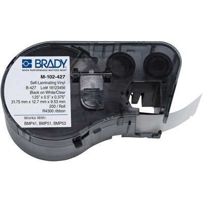 Brady, Rouleau d’étiquettes, BMP41/BMP51/BMP53 Labelmaker (12.70 mm) - Publicité Brady, Rouleau d’étiquettes, BMP41/BMP51/BMP53 Labelmaker (12.70 mm) - Publicité