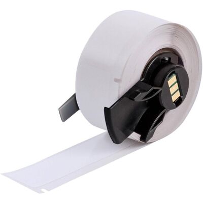 Brady, Rouleau d’étiquettes, M6C-500-423, polyester, blanc, brillant, 12.70 mm x 15.24 m, permanent, continu (19.05 mm) - Publicité Brady, Rouleau d’étiquettes, M6C-500-423, polyester, blanc, brillant, 12.70 mm x 15.24 m, permanent, continu (19.05 mm) - Publicité