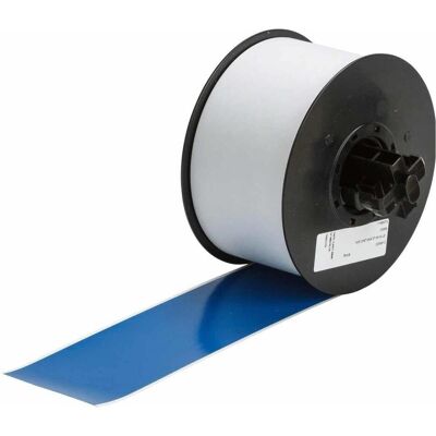 Brady, Rouleau d’étiquettes, B-7569, Ruban vinyle standard, bleu, brillant, 57.00 mm x 35.00 m, permanent, continu, p. MiniMa (57.15 mm) - Publicité Brady, Rouleau d’étiquettes, B-7569, Ruban vinyle standard, bleu, brillant, 57.00 mm x 35.00 m, permanent, continu, p. MiniMa (57.15 mm) - Publicité