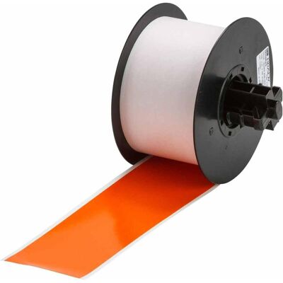 Brady, Rouleau d’étiquettes, B-595, Ruban vinyle industriel haute performance, orange, brillant, 57.00 mm x 30.00 m, permanent, E (57 mm) - Publicité Brady, Rouleau d’étiquettes, B-595, Ruban vinyle industriel haute performance, orange, brillant, 57.00 mm x 30.00 m, permanent, E (57 mm) - Publicité