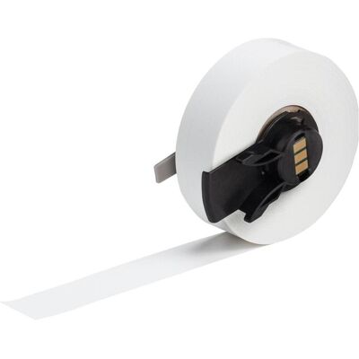 Brady, Rouleau d’étiquettes, M6C-375-412, polypropylène, blanc, mat, 9,53 mm x 15,24 m, non adhésif, en continu - Publicité Brady, Rouleau d’étiquettes, M6C-375-412, polypropylène, blanc, mat, 9,53 mm x 15,24 m, non adhésif, en continu - Publicité