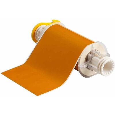 Brady, Étiquettes, B85-150x15-569-OC, Polyester haute performance, ocre, brillant, 150.00 mm x 15.00 m, permanent - Publicité Brady, Étiquettes, B85-150x15-569-OC, Polyester haute performance, ocre, brillant, 150.00 mm x 15.00 m, permanent - Publicité