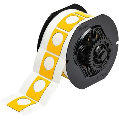 Brady, Rouleau d’étiquettes, B30EP-167-593-YL, EPREP (nouveau), polyester, jaune, brillant, 38.10 x 30.48 mm, avec trou (22.50 (63.50 mm) - Publicité Brady, Rouleau d’étiquettes, B30EP-167-593-YL, EPREP (nouveau), polyester, jaune, brillant, 38.10 x 30.48 mm, avec trou (22.50 (63.50 mm) - Publicité