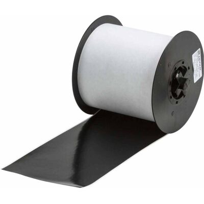 Brady, Rouleau d’étiquettes, B-595, Ruban vinyle industriel haute performance, noir, brillant, 100.00 mm x 30.00 m, permanent (100 mm) - Publicité Brady, Rouleau d’étiquettes, B-595, Ruban vinyle industriel haute performance, noir, brillant, 100.00 mm x 30.00 m, permanent (100 mm) - Publicité