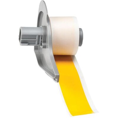 Brady, Rouleau d’étiquettes, M7C-1000-581-YL, ruban vinyle, jaune, brillant, 25.40 mm x 15.24 m, amovible, continu (31.75 mm) - Publicité Brady, Rouleau d’étiquettes, M7C-1000-581-YL, ruban vinyle, jaune, brillant, 25.40 mm x 15.24 m, amovible, continu (31.75 mm) - Publicité