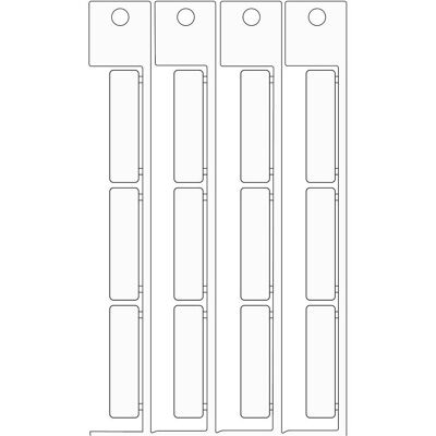 Brady, Étiquettes, Étiquette autocollante, 9 x 35 mm - Publicité Brady, Étiquettes, Étiquette autocollante, 9 x 35 mm - Publicité