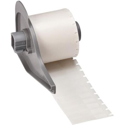 Brady, Rouleau d’étiquettes, M7-28-427, Vinyle, auto-laminant, blanc/transparent, mat, 6.35 x 12.70(38.10) mm, pour Kab - Publicité Brady, Rouleau d’étiquettes, M7-28-427, Vinyle, auto-laminant, blanc/transparent, mat, 6.35 x 12.70(38.10) mm, pour Kab - Publicité