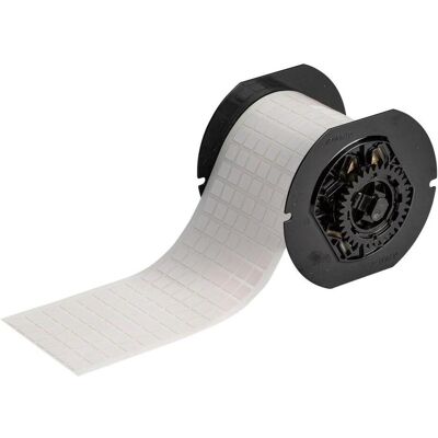 Brady, Rouleau d’étiquettes, B33-340-423, polyester, blanc, brillant, 9.53 x 9.53 mm, permanent, 7 pistes (10.000 u.) - Publicité Brady, Rouleau d’étiquettes, B33-340-423, polyester, blanc, brillant, 9.53 x 9.53 mm, permanent, 7 pistes (10.000 u.) - Publicité