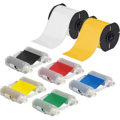 Brady, Rouleau d’étiquettes, B30-SAFETY-KIT, Kit de sécurité générale pour imprimantes BBP3x (1 kit = 7 rouleaux) - Publicité Brady, Rouleau d’étiquettes, B30-SAFETY-KIT, Kit de sécurité générale pour imprimantes BBP3x (1 kit = 7 rouleaux) - Publicité