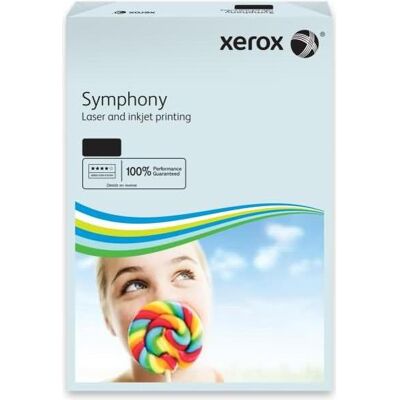 Xerox Papier, Papier à copier Symphony bleu 160g/qm A4 VE=250 feuilles (A4, 160 g/m²) - Publicité Xerox Papier, Papier à copier Symphony bleu 160g/qm A4 VE=250 feuilles (A4, 160 g/m²) - Publicité