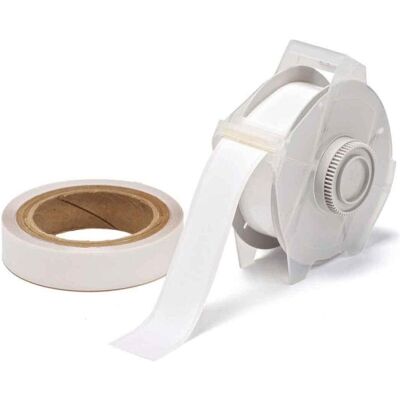 Brady, Étiquettes, GlobalMark Toughstripe Labels, B-483, polyester, blanc, brillant, 28,58mm x 30m, extra fort - Publicité Brady, Étiquettes, GlobalMark Toughstripe Labels, B-483, polyester, blanc, brillant, 28,58mm x 30m, extra fort - Publicité