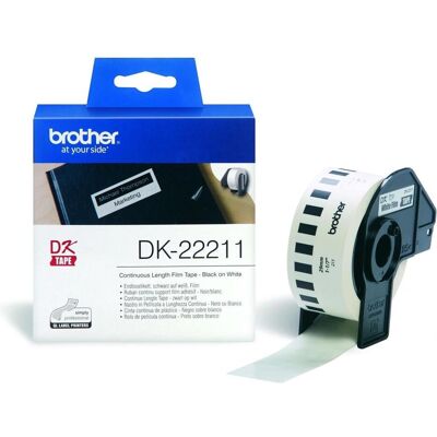 Brother Rouleau d’étiquettes, Dk-22211 (29 mm) - Publicité Brother Rouleau d’étiquettes, Dk-22211 (29 mm) - Publicité
