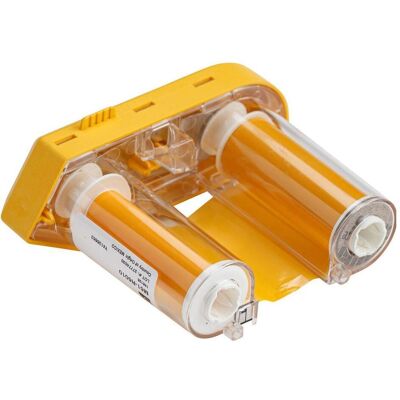 Brady, Rouleau d’étiquettes, M61-R10010-YL, Ruban d'impression, jaune, 50.00 mm x 22.86 m (50 mm) - Publicité Brady, Rouleau d’étiquettes, M61-R10010-YL, Ruban d'impression, jaune, 50.00 mm x 22.86 m (50 mm) - Publicité