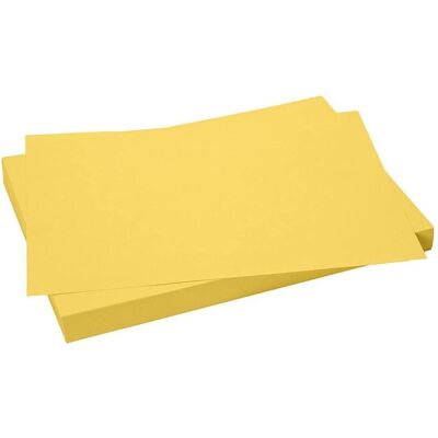 Folia, Papier à bricolage, Carton photo, (l)500 x (h)700 mm, 300 g/qm, jaune doré (300 g/m², 10x) - Publicité Folia, Papier à bricolage, Carton photo, (l)500 x (h)700 mm, 300 g/qm, jaune doré (300 g/m², 10x) - Publicité
