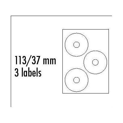 Logo, Étiquettes, Etykiety na CD, A4, matowe, białe, 10 szt. Publicité Logo, Étiquettes, Etykiety na CD, A4, matowe, białe, 10 szt. Publicité