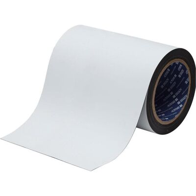 Brady, Rouleau d’étiquettes, J50C-6000-2509, polyester magnétique, blanc, mat, 152,40 mm x 7,62 m, en continu (152.40 mm) - Publicité Brady, Rouleau d’étiquettes, J50C-6000-2509, polyester magnétique, blanc, mat, 152,40 mm x 7,62 m, en continu (152.40 mm) - Publicité