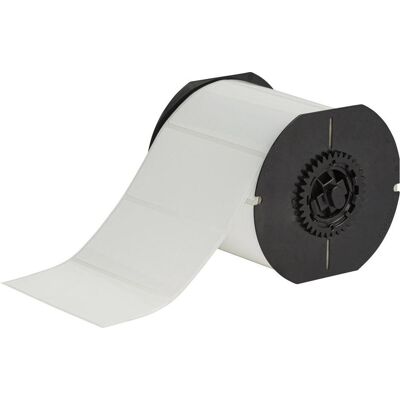 Brady, Rouleau d’étiquettes, B33 Series Étiquettes en polyester blanches mates respectueuses de l'environnement (106.68 mm) - Publicité Brady, Rouleau d’étiquettes, B33 Series Étiquettes en polyester blanches mates respectueuses de l'environnement (106.68 mm) - Publicité
