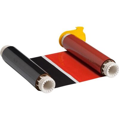 Brady, Rouleau d’étiquettes, B85-R-220x60-BK/RD-380P, Ruban d'impression, noir/rouge, 220.00 mm x 60.00 m, longueur de la zone (220 mm) - Publicité Brady, Rouleau d’étiquettes, B85-R-220x60-BK/RD-380P, Ruban d'impression, noir/rouge, 220.00 mm x 60.00 m, longueur de la zone (220 mm) - Publicité