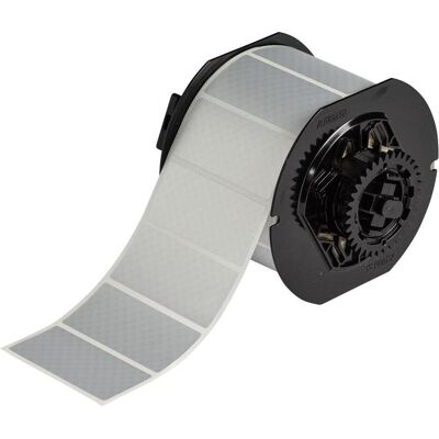 Brady, Rouleau d’étiquettes, B33-7-413, polyester, argent, 69.85 x 31.75 mm, permanent (1000 E.) (74.93 mm) - Publicité Brady, Rouleau d’étiquettes, B33-7-413, polyester, argent, 69.85 x 31.75 mm, permanent (1000 E.) (74.93 mm) - Publicité