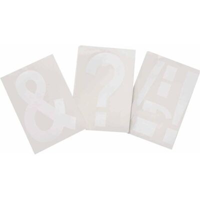 Brady, Étiquettes, Étiquettes ToughStripe avec numéros et lettres, blanches - Publicité Brady, Étiquettes, Étiquettes ToughStripe avec numéros et lettres, blanches - Publicité