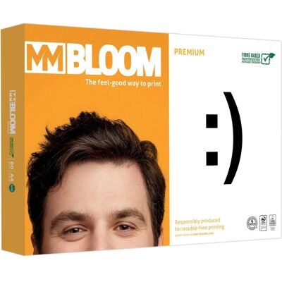 MM Bloom - A4 80 g/m² blanc Papier pour photocopies - Publicité MM Bloom - A4 80 g/m² blanc Papier pour photocopies - Publicité