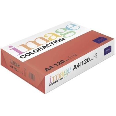 Image, Papier, Kopipapir Coloraction A4 120g Chile Deep Red 250ark/pkt - (250 ark pr. pakke) (A4, 250 feuilles, 120 g/m²) - Publicité Image, Papier, Kopipapir Coloraction A4 120g Chile Deep Red 250ark/pkt - (250 ark pr. pakke) (A4, 250 feuilles, 120 g/m²) - Publicité
