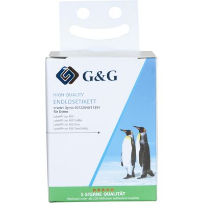 G&G Modèle 11354/S0722540 - Étiquettes pour Dymo, 32x57mm - Publicité G&G Modèle 11354/S0722540 - Étiquettes pour Dymo, 32x57mm - Publicité