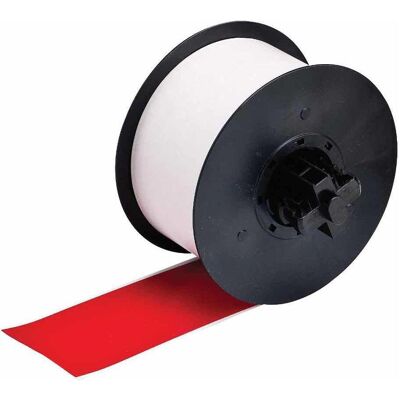 Brady, Rouleau d’étiquettes, B-7569, Ruban vinyle standard, rouge, brillant, 57.00 mm x 35.00 m, permanent, continu, f. MiniMar (57.15 mm) - Publicité Brady, Rouleau d’étiquettes, B-7569, Ruban vinyle standard, rouge, brillant, 57.00 mm x 35.00 m, permanent, continu, f. MiniMar (57.15 mm) - Publicité