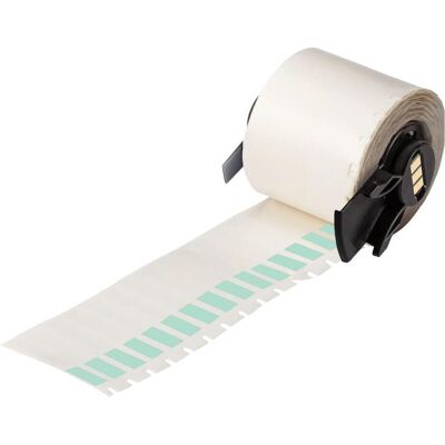 Brady, Rouleau d’étiquettes, PTL-28-427-GN, vinyle, auto-laminant, vert/transparent, mat, 6.35 x 12.70(38.10) mm, pour - Publicité Brady, Rouleau d’étiquettes, PTL-28-427-GN, vinyle, auto-laminant, vert/transparent, mat, 6.35 x 12.70(38.10) mm, pour - Publicité