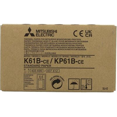 Mitsubishi Rouleau de papier thermique, Papier pour imprimante vidéo (K61B) - Publicité Mitsubishi Rouleau de papier thermique, Papier pour imprimante vidéo (K61B) - Publicité