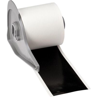 Brady, Rouleau d’étiquettes, M7C-2000-595-BK, Ruban vinyle, noir, brillant, 50.80 mm x 15.24 m, permanent, continu (50.80 mm) - Publicité Brady, Rouleau d’étiquettes, M7C-2000-595-BK, Ruban vinyle, noir, brillant, 50.80 mm x 15.24 m, permanent, continu (50.80 mm) - Publicité