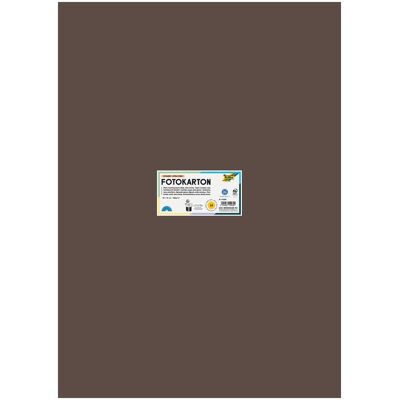 Carton photo marron foncé - 50 x 70 cm Pack de 10 feuilles - Publicité Carton photo marron foncé - 50 x 70 cm Pack de 10 feuilles - Publicité