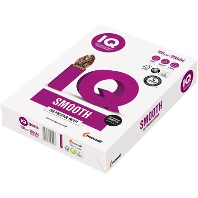 Papier à copier Mondi IQ Selection Smooth A4 - Blanc Haut - 160 g/m² - Publicité Papier à copier Mondi IQ Selection Smooth A4 - Blanc Haut - 160 g/m² - Publicité