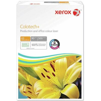 Papier Xerox Colotech+ A3 90gsm Blanc - Papier - Publicité Papier Xerox Colotech+ A3 90gsm Blanc - Papier - Publicité