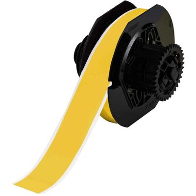 Brady, Rouleau d’étiquettes, B30C-1125-855-YL, Étiquettes Toughwash, polyester, jaune, mat, 28.58 mm x 15.24 m, adhésif fort (28.58 mm) - Publicité Brady, Rouleau d’étiquettes, B30C-1125-855-YL, Étiquettes Toughwash, polyester, jaune, mat, 28.58 mm x 15.24 m, adhésif fort (28.58 mm) - Publicité