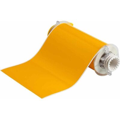 Brady, Rouleau d’étiquettes, B85-200x15-595-YL, Ruban vinyle haute performance, jaune, brillant, 200.00 mm x 15.00 m, permenant (200 mm) - Publicité Brady, Rouleau d’étiquettes, B85-200x15-595-YL, Ruban vinyle haute performance, jaune, brillant, 200.00 mm x 15.00 m, permenant (200 mm) - Publicité