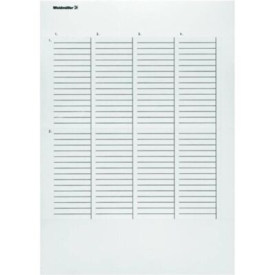 Weidmüller, Étiquettes, Étiquette autobloquante 15x9mm 1882890000 - Publicité Weidmüller, Étiquettes, Étiquette autobloquante 15x9mm 1882890000 - Publicité