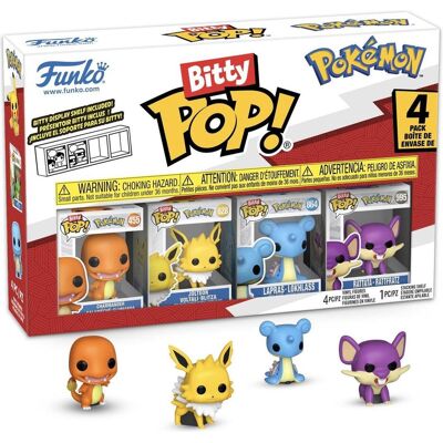 Funko Bitty POP! 4 Pack Pokemon: Charmander - Publicité Funko Bitty POP! 4 Pack Pokemon: Charmander - Publicité