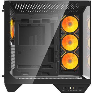 Darkflash DY470 - 4 Ventilateurs - Support GPU - Boîtier PC - Publicité Darkflash DY470 - 4 Ventilateurs - Support GPU - Boîtier PC - Publicité