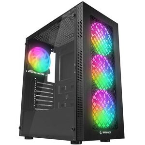 Everest PLAID V1 - Boîtier PC ATX en verre noir - Ventilateurs RGB - Publicité Everest PLAID V1 - Boîtier PC ATX en verre noir - Ventilateurs RGB - Publicité