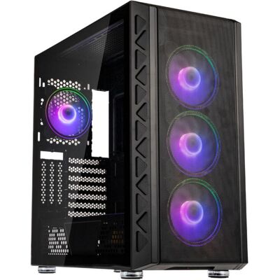 Boîtier PC Kolink Citadel Mesh ATX - Noir - Publicité Boîtier PC Kolink Citadel Mesh ATX - Noir - Publicité