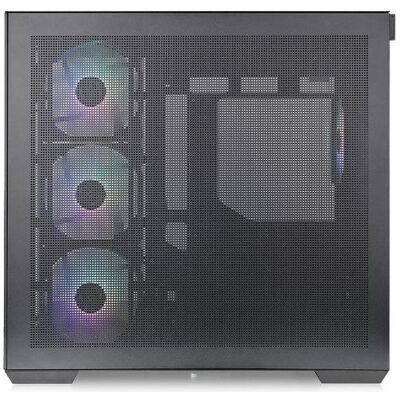 Thermaltake View 380 TG ARGB Noir (ATX, mATX, Mini-ITX), Boîtier PC, Noir - Publicité Thermaltake View 380 TG ARGB Noir (ATX, mATX, Mini-ITX), Boîtier PC, Noir - Publicité