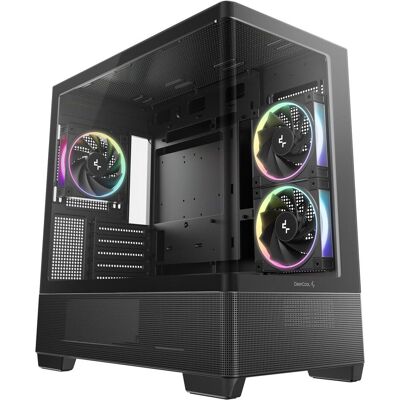 Deepcool CG380U 3F (mATX, Mini-ITX), Boîtier PC, Noir - Publicité Deepcool CG380U 3F (mATX, Mini-ITX), Boîtier PC, Noir - Publicité