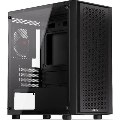 Krux Obudowa Scor (KRXD002) (mATX, Mini-ITX), Boîtier PC, Noir - Publicité Krux Obudowa Scor (KRXD002) (mATX, Mini-ITX), Boîtier PC, Noir - Publicité