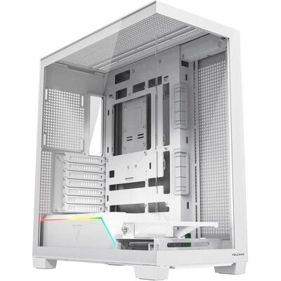 Modecom Obudowa Volcano Stellar Plus Midi Biała (ATX, mATX, Mini-ITX), Boîtier PC, Blanc - Publicité Modecom Obudowa Volcano Stellar Plus Midi Biała (ATX, mATX, Mini-ITX), Boîtier PC, Blanc - Publicité