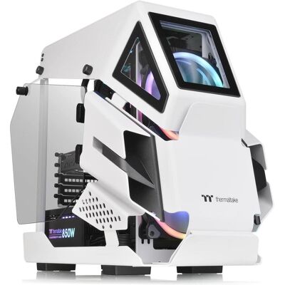 Thermaltake AH T200 (mATX, Mini-ITX), Boîtier PC, Blanc - Publicité Thermaltake AH T200 (mATX, Mini-ITX), Boîtier PC, Blanc - Publicité