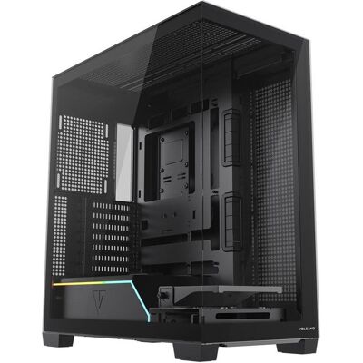 Modecom Obudowa Volcano Stellar Plus Midi Czarna (ATX, mATX, Mini-ITX), Boîtier PC, Noir - Publicité Modecom Obudowa Volcano Stellar Plus Midi Czarna (ATX, mATX, Mini-ITX), Boîtier PC, Noir - Publicité